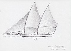 136 Baia di Chesapeake - sailing canoe - 1929